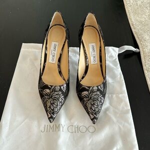 Jimmy Choo pointy toe pumps size 38.5